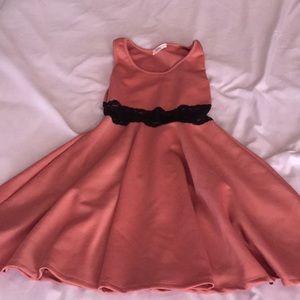 pink skater dress